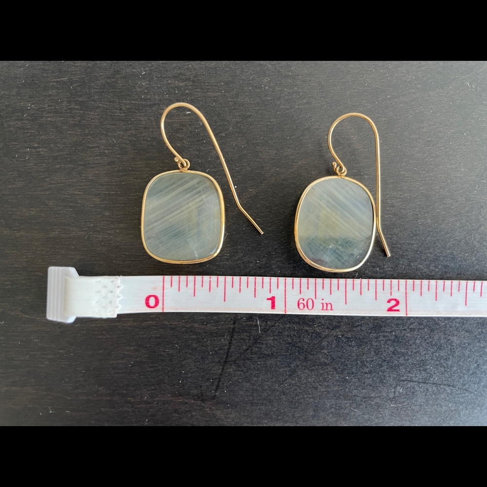 NWOT Semi Precious Stone Scarab Bracelet/ Earrings - Picture 4 of 13